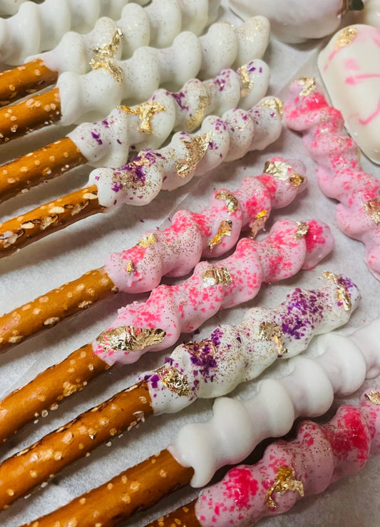 Chocolate Covered Pretzel Sticks